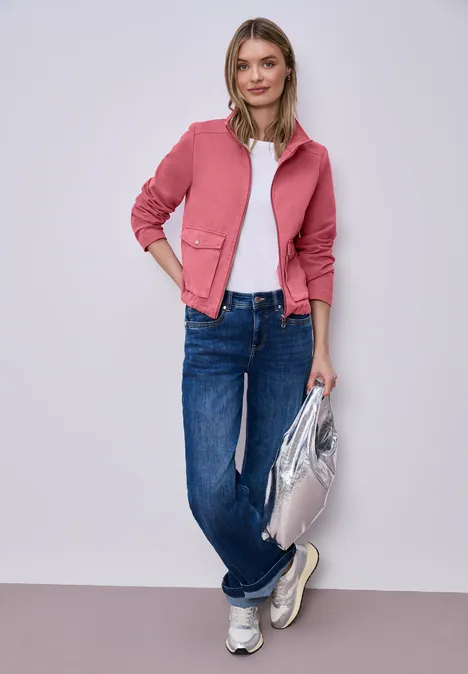 Veste look délavé desert berry