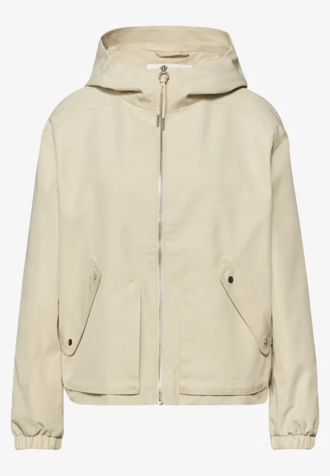 Veste courte powder beige