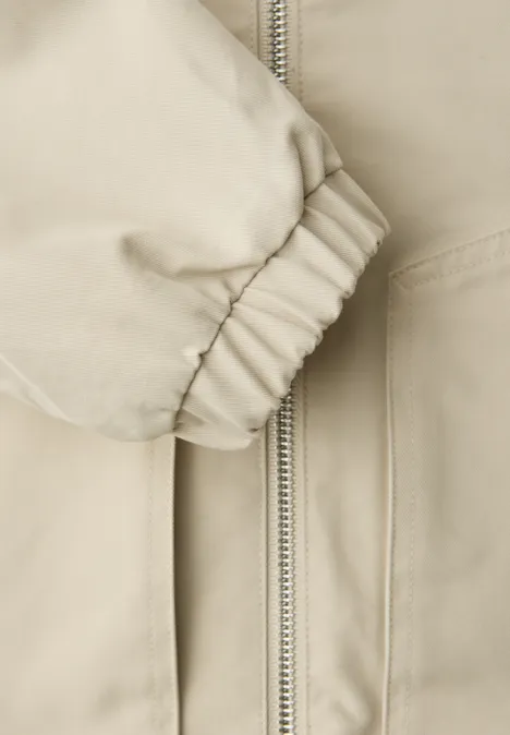 Veste courte powder beige