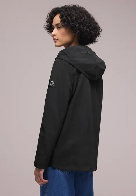 Nowoczesny Windbreaker Black Nowoczesny Windbreaker Black