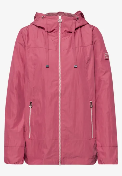 Jacke mit Kapuze und Zipper desert berry Jacke mit Kapuze und Zipper desert berry