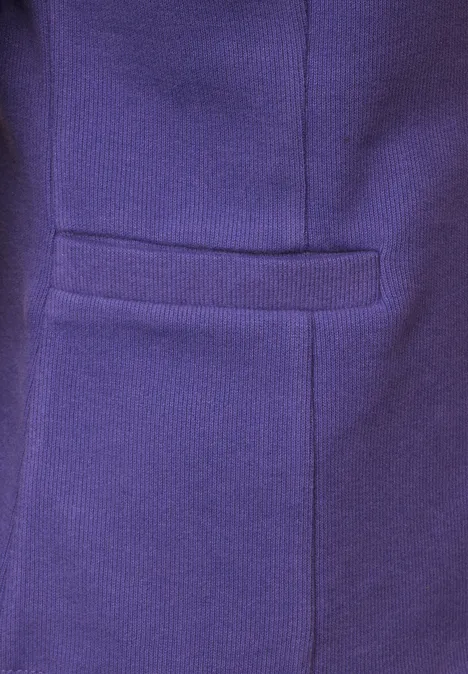 Basic Blazer mit Raffungen elderflower purple