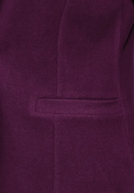 Basic Blazer mit Raffungen caspia purple