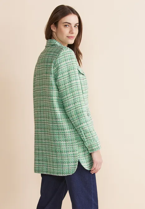 Bouclé Overshirt arty green