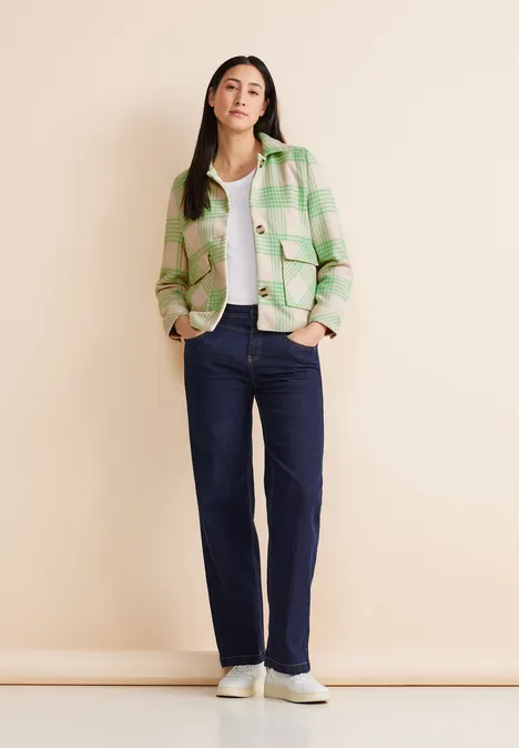 Kurze Karojacke light spring green