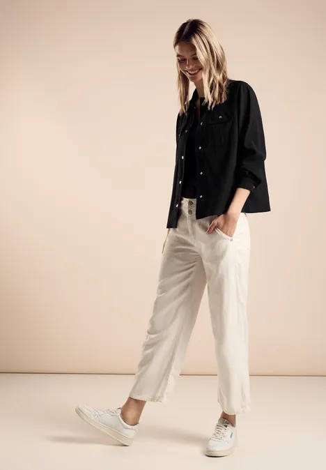 Blouson met borstzakken Black