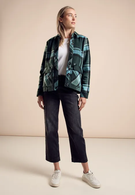 Kurze Jacke hunter green