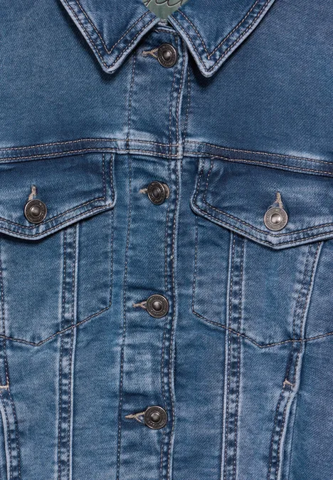 Jacke im Jeans-Look Soft medium washed