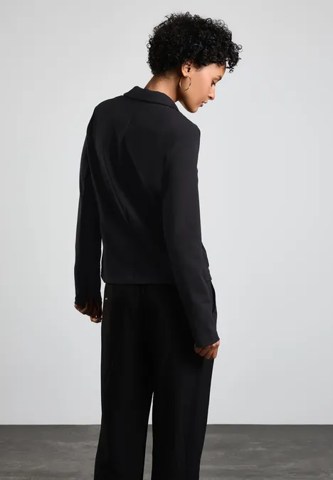 Kurzer Blazer Black