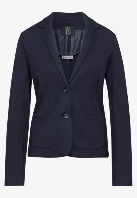 Kurzer Blazer deep blue