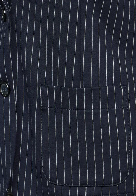 Nadelstreifen-Blazer deep blue