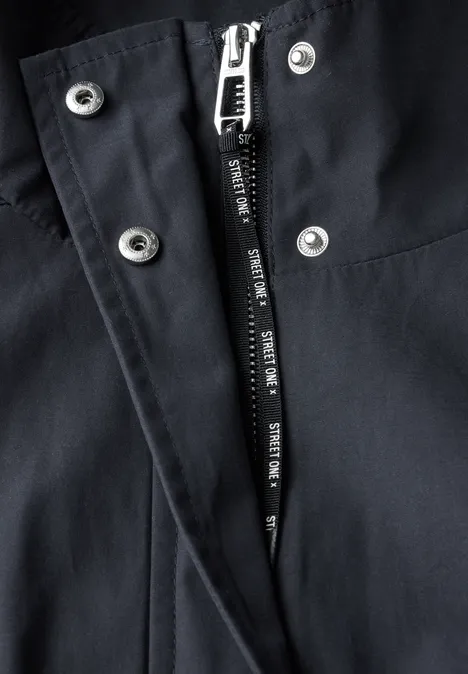 Kurze Jacke mit Stehkragen gravity blue
