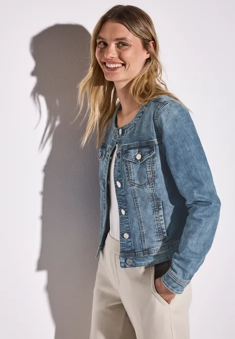 Jeansjacke Mid Blue Random