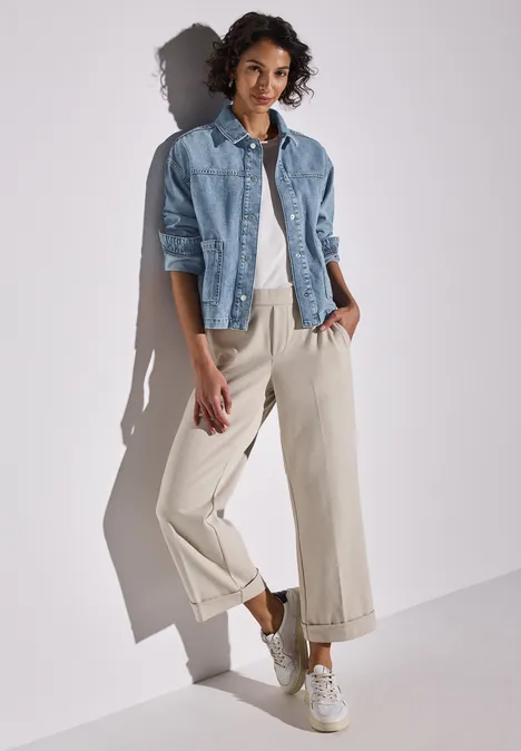 Bleached Wash Jeansjacke Ultra bleached wash