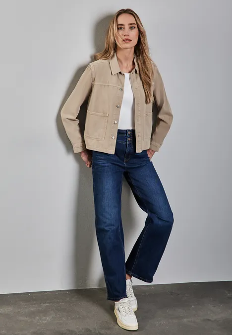 Veste en jean Safari Beige Wash