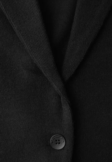 Blazer mit Raffung Black