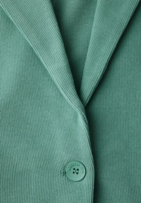 Blazer mit Raffung sunlit green