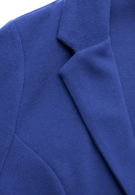 Blazer avec fronces dodger blue