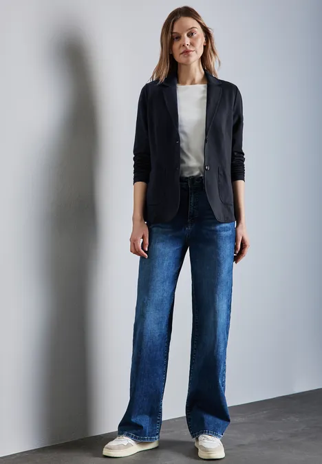 Blazer de base deep blue
