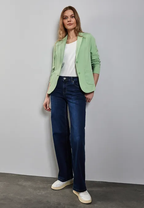 Blazer de base milky green