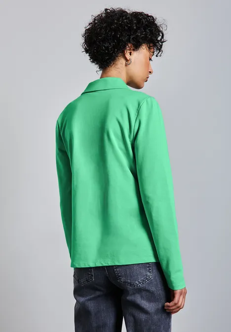 Blazer de base tendril green