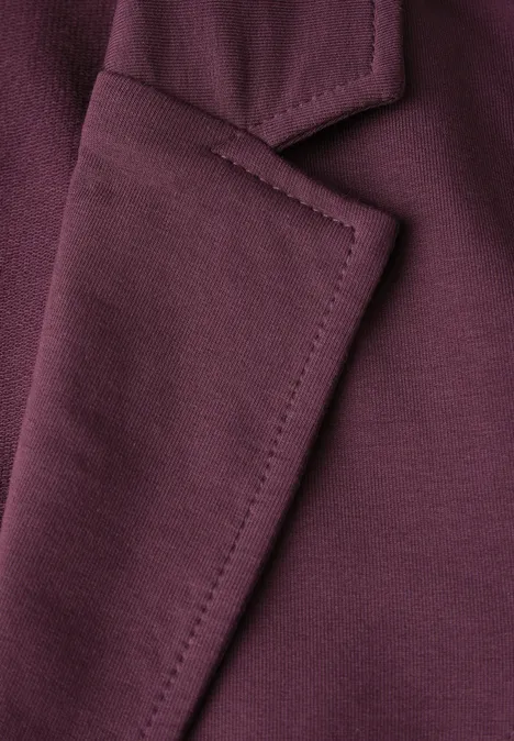 Basic Blazer mulberry red