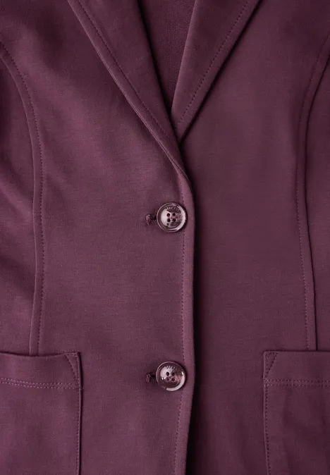 Basic Blazer mulberry red