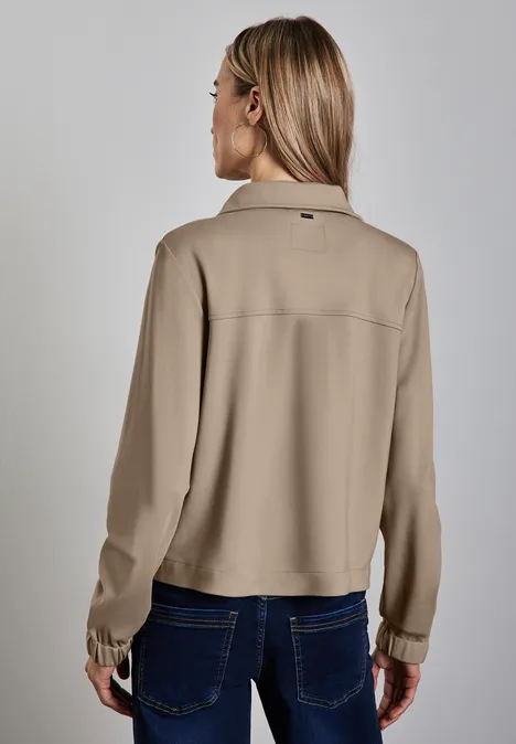 Loose Fit jasje safari beige