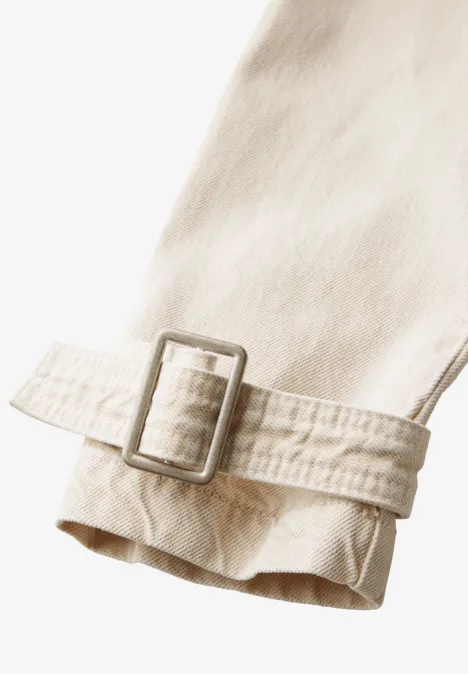 Lichtgewicht spijkerjack Light Beige washed