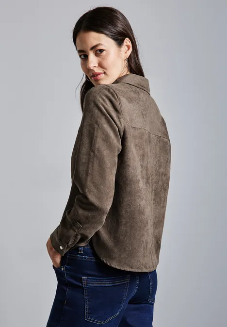 Cord Overshirt muddy brown Cord Overshirt muddy brown