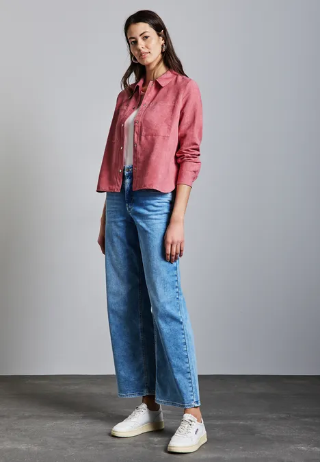 Corduroy overhemd desert berry