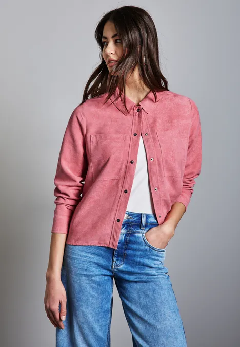 Corduroy overhemd desert berry