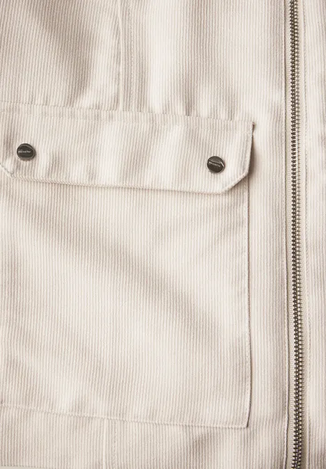 Cord-Blouson smooth sand beige
