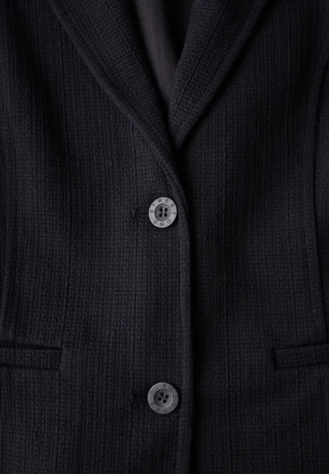 Blazer met structuur deep tint blue
