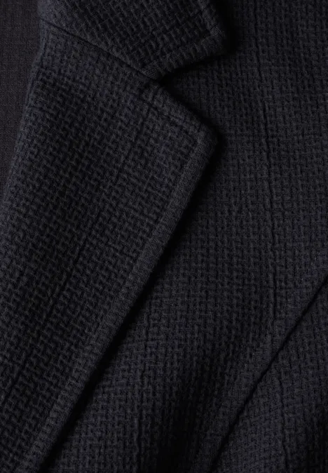 Blazer met structuur deep tint blue