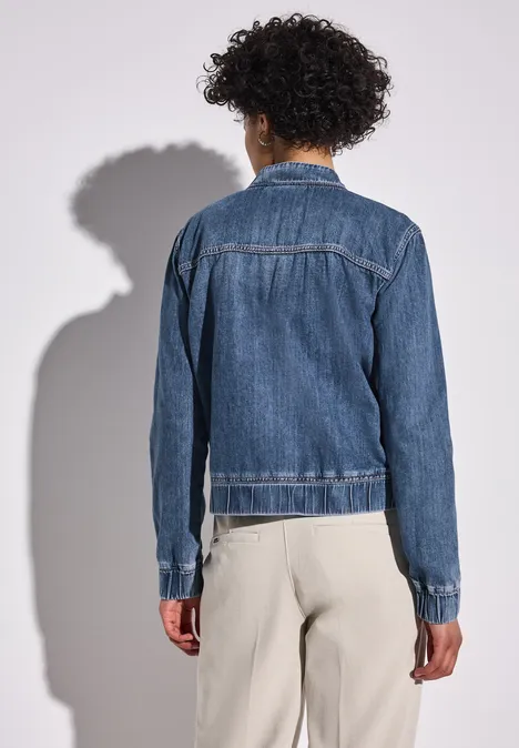 Jeans Blouson Soft Indigo Washed