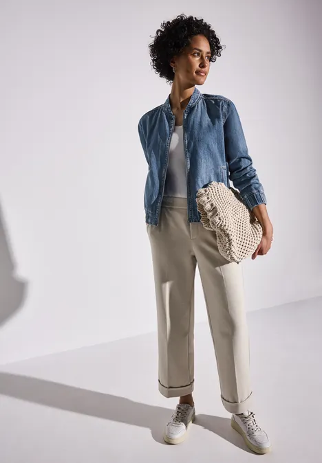 Jeans Blouson Soft Indigo Washed