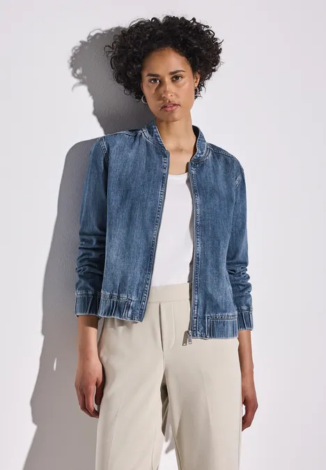 Jeans Blouson Soft Indigo Washed