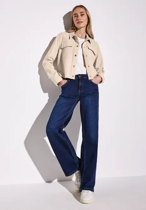 Kort twill jack barley beige