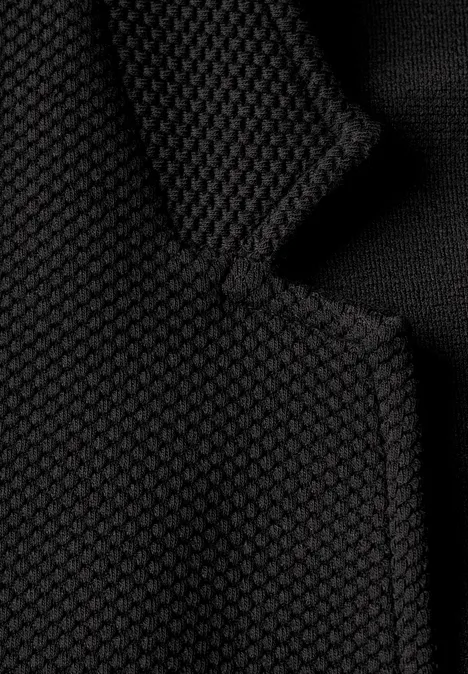Jacquard blazer Black