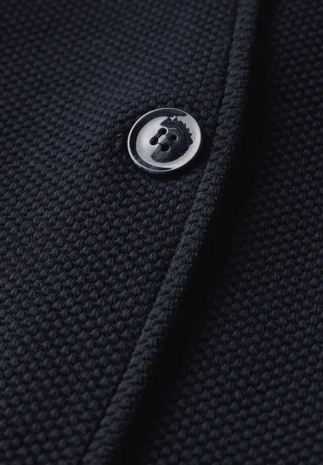 Jacquard blazer deep blue
