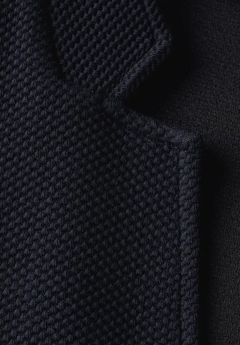 Jacquard blazer deep blue