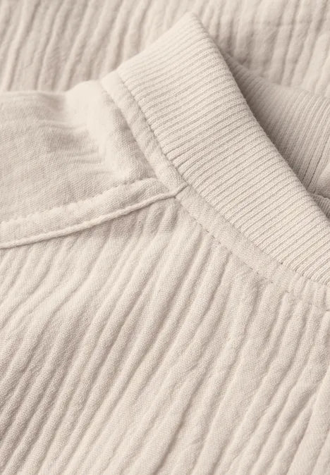 Musselin Blouson moonstone sand