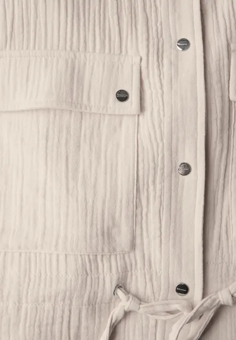 Musselin Blouson moonstone sand