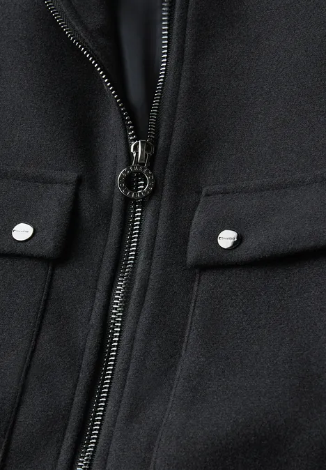 Jacke mit abnehmbarem Kragen Obsidian Blue