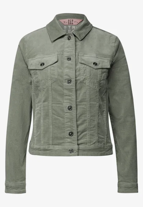 Mini-Cord Jacke Fresh Sage