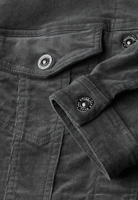 Mini-Cord Jacke concrete grey