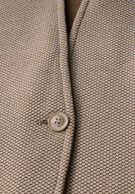 Jacquard Blazer morning beige mel.