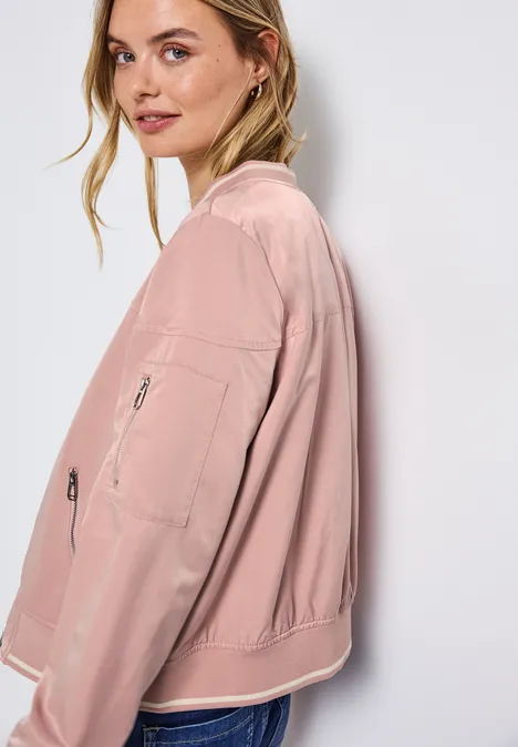 Satin Blouson faded rose