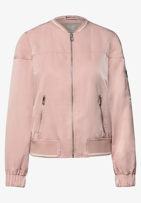 Satin Blouson faded rose